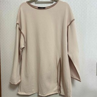 ダブルクローゼット(w closet)のw closet スリットトップス(カットソー(長袖/七分))