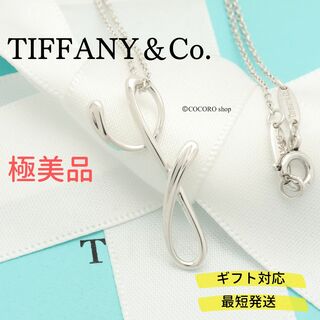 ティファニー(Tiffany & Co.)の【極美品】TIFFANY&Co. ノーツ レター Y イニシャル ネックレス(ネックレス)