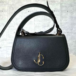 ジミーチュウ(JIMMY CHOO)の【未使用級】JIMMY CHOO VARENNE/S BLACK ボディバッグ(ショルダーバッグ)