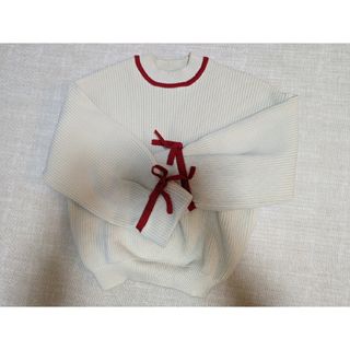 ドットアンドストライプスチャイルドウーマン(Dot&Stripes CHILDWOMAN)のdotandstripes リボンニット(ニット/セーター)