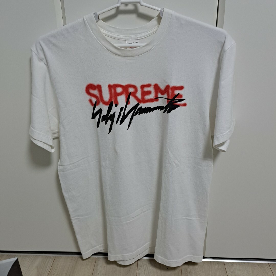 Supreme(シュプリーム)のSupreme　Yohji Yamamoto コラボ　Tシャツ　Lサイズ メンズのトップス(Tシャツ/カットソー(半袖/袖なし))の商品写真