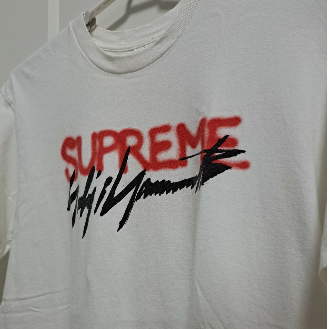 Supreme(シュプリーム)のSupreme　Yohji Yamamoto コラボ　Tシャツ　Lサイズ メンズのトップス(Tシャツ/カットソー(半袖/袖なし))の商品写真