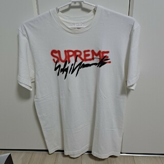 Supreme - Supreme　Yohji Yamamoto コラボ　Tシャツ　Lサイズ