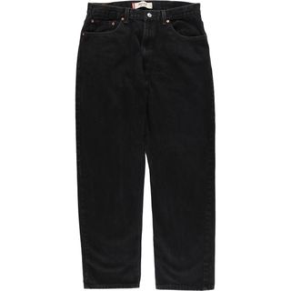 リーバイス(Levi's)の古着 リーバイス Levi's 505 REGULAR FIT ブラックデニム テーパードデニムパンツ メンズw35 /eaa428749(デニム/ジーンズ)