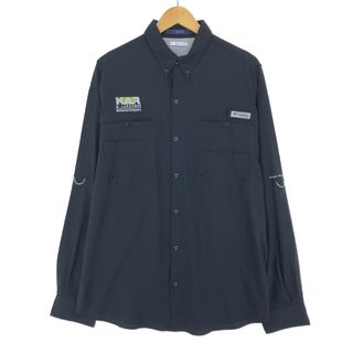 コロンビア(Columbia)の古着 コロンビア Columbia PFG ボタンダウン長袖 フィッシングシャツ メンズL /eaa431920(シャツ)