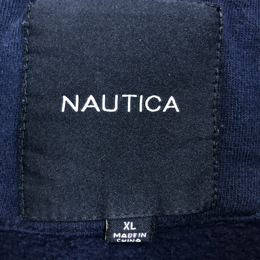 NAUTICA(ノーティカ)の古着 ノーティカ NAUTICA ハーフジップスウェットシャツ トレーナー メンズXL /eaa413528 メンズのトップス(スウェット)の商品写真