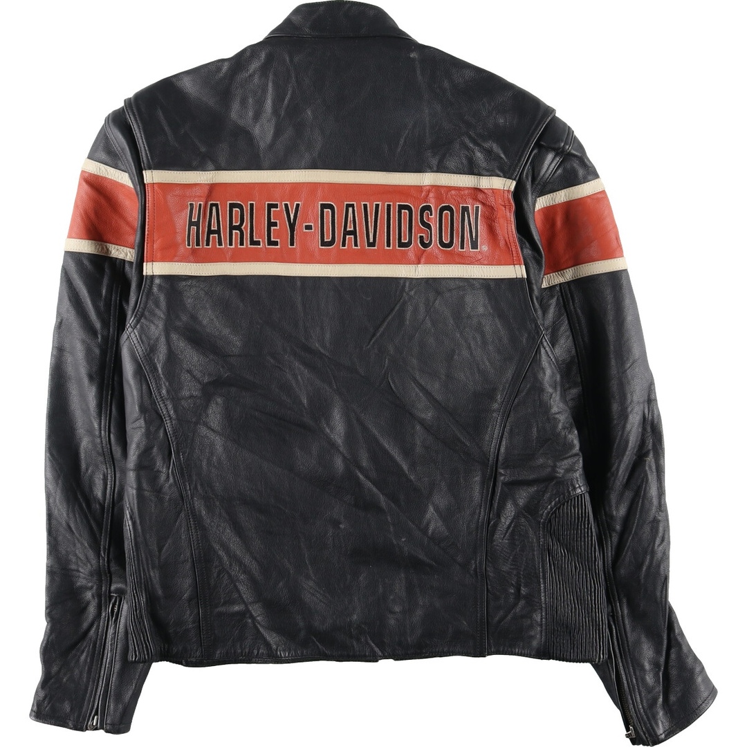 Harley Davidson(ハーレーダビッドソン)の古着 ハーレーダビッドソン Harley-Davidson シングルライダースジャケット メンズL /eaa428115 メンズのジャケット/アウター(レザージャケット)の商品写真