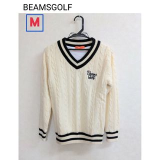 ビームスゴルフ(BEAMSGOLF)のBEAMSGOLF ニットセーター　裏地付き　Ｍサイズ　used(ニット/セーター)