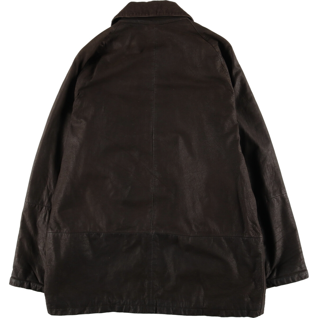 Barbour(バーブァー)の古着 バブアー Barbour BEAUFORT ビューフォート NUBUCK-CHOCOLATE レザージャケット メンズL /evb005023 メンズのジャケット/アウター(レザージャケット)の商品写真