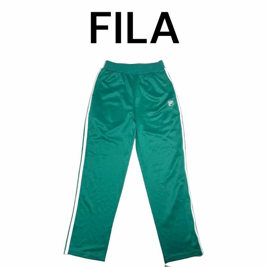 FILA - 良色 FILA サイドライン ロゴ刺繍 トラックパンツ フィラ FILA - 良色 FILA サイドライン ロゴ刺繍 トラックパンツ フィラ