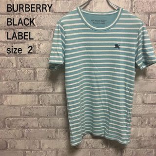 バーバリーブラックレーベル(BURBERRY BLACK LABEL)の【BURBERRY BLACK LABEL】バーバリー Tシャツ ボーダー 半袖(Tシャツ/カットソー(半袖/袖なし))