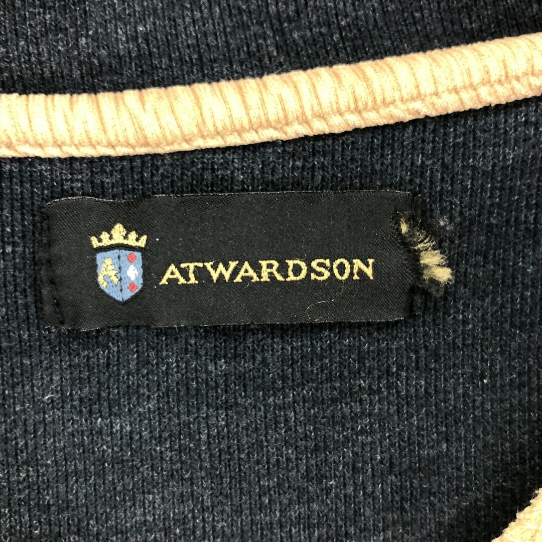 古着 ATWARDSON ハーフジップスウェットシャツ トレーナー メンズXL /eaa413563 メンズのトップス(スウェット)の商品写真