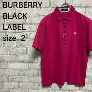 バーバリーブラックレーベル(BURBERRY BLACK LABEL)の【BURBERRY BLACK LABEL】バーバリー ポロシャツ 半袖 お洒落(ポロシャツ)