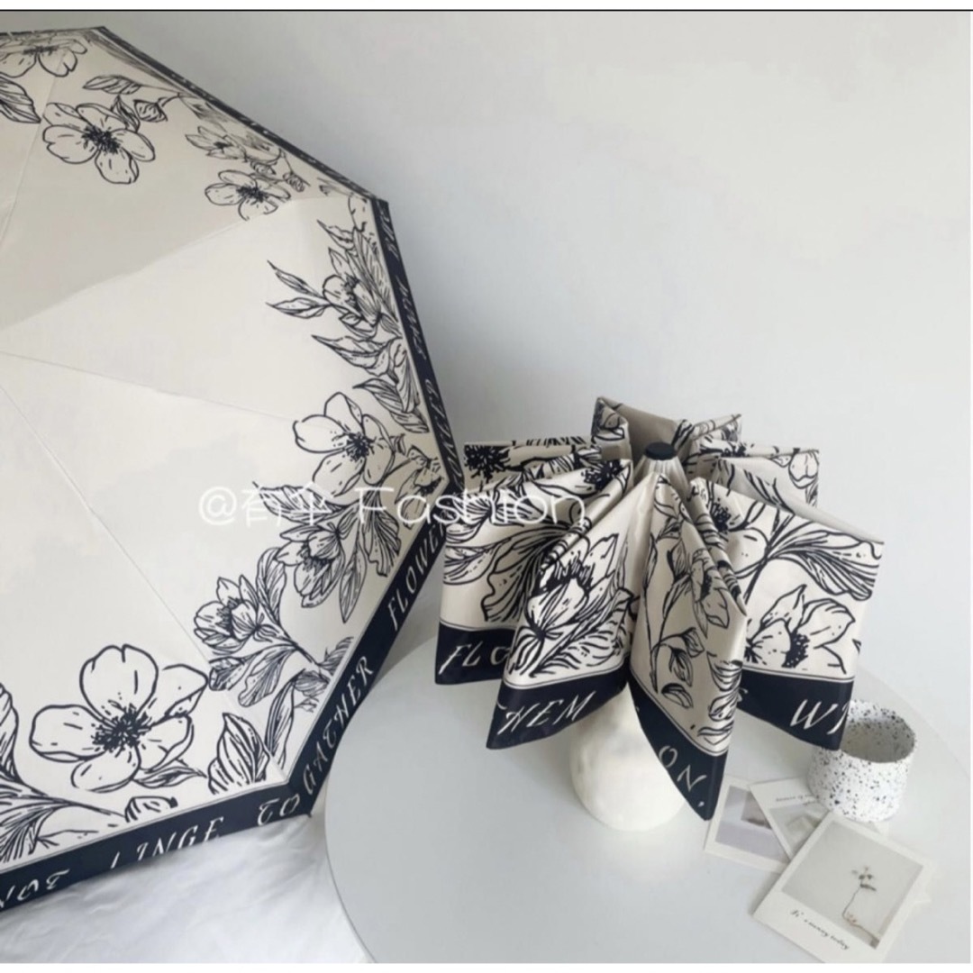 日傘 折りたたみ傘軽量 遮光遮熱紫外線対策 晴雨兼用 折り畳み傘  レディースのファッション小物(傘)の商品写真