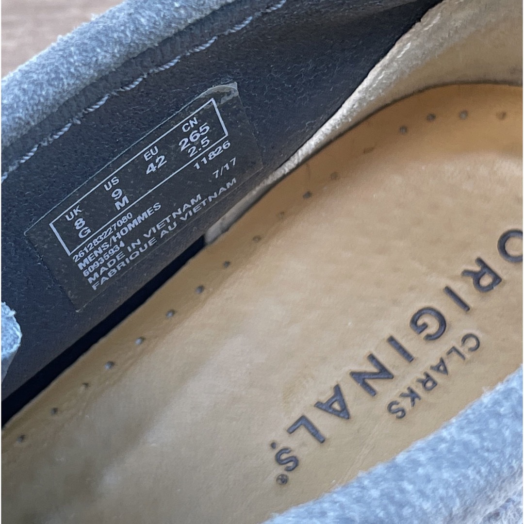 Clarks(クラークス)のクラークス　ワラビー　スウェード　ブーツ　UK8 26.5cm メンズの靴/シューズ(ブーツ)の商品写真