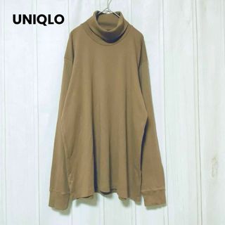 ユニクロ(UNIQLO)のst758 ユニクロ/タートルネック/トップス/長袖/伸縮性/綿100%(カットソー(長袖/七分))