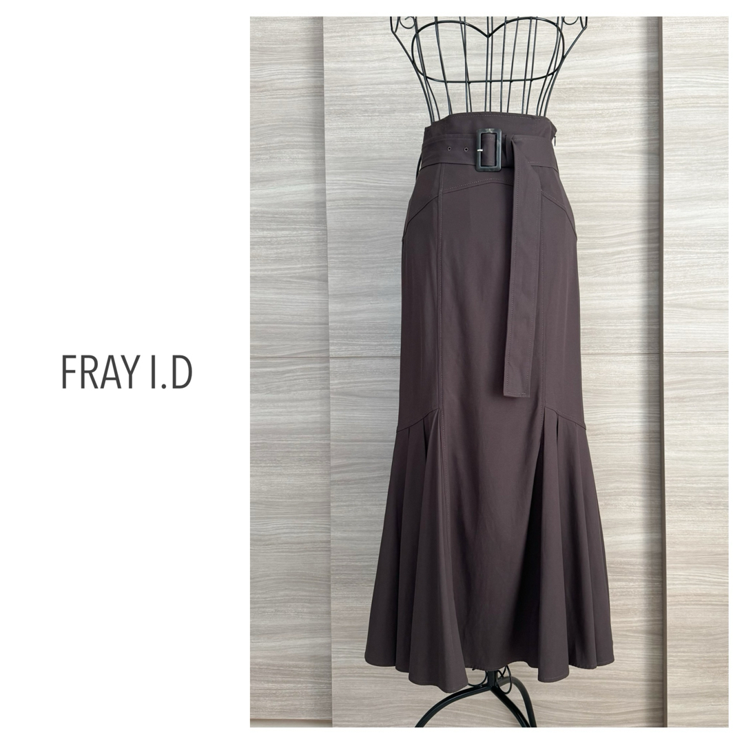FRAY I.D(フレイアイディー)のFRAY I.D フレイアイディー　ハイウエストベルテッドマーメイドスカート レディースのスカート(ロングスカート)の商品写真