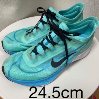 ナイキ(NIKE)のNIKE ズームフライ3 グリーン 24.5cm(シューズ)