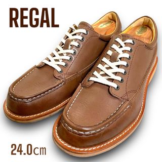 リーガル(REGAL)の【セール中】REGAL STANDARDS W357 24.0 レザースニーカー(スリッポン/モカシン)