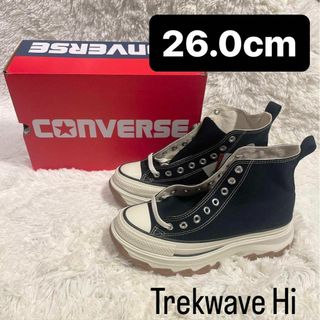 コンバース(CONVERSE)のコンバース オールスター (R) トレックウェーブ ハイ "ブラック" 26cm(スニーカー)