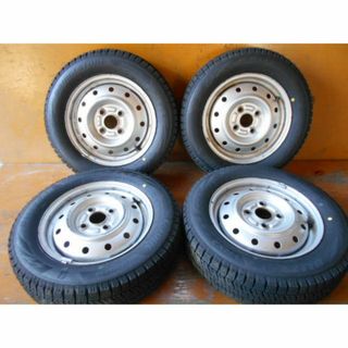 スタッドレス BS VRX2 155/65R13 4本 バリ山 イボ有 23年 