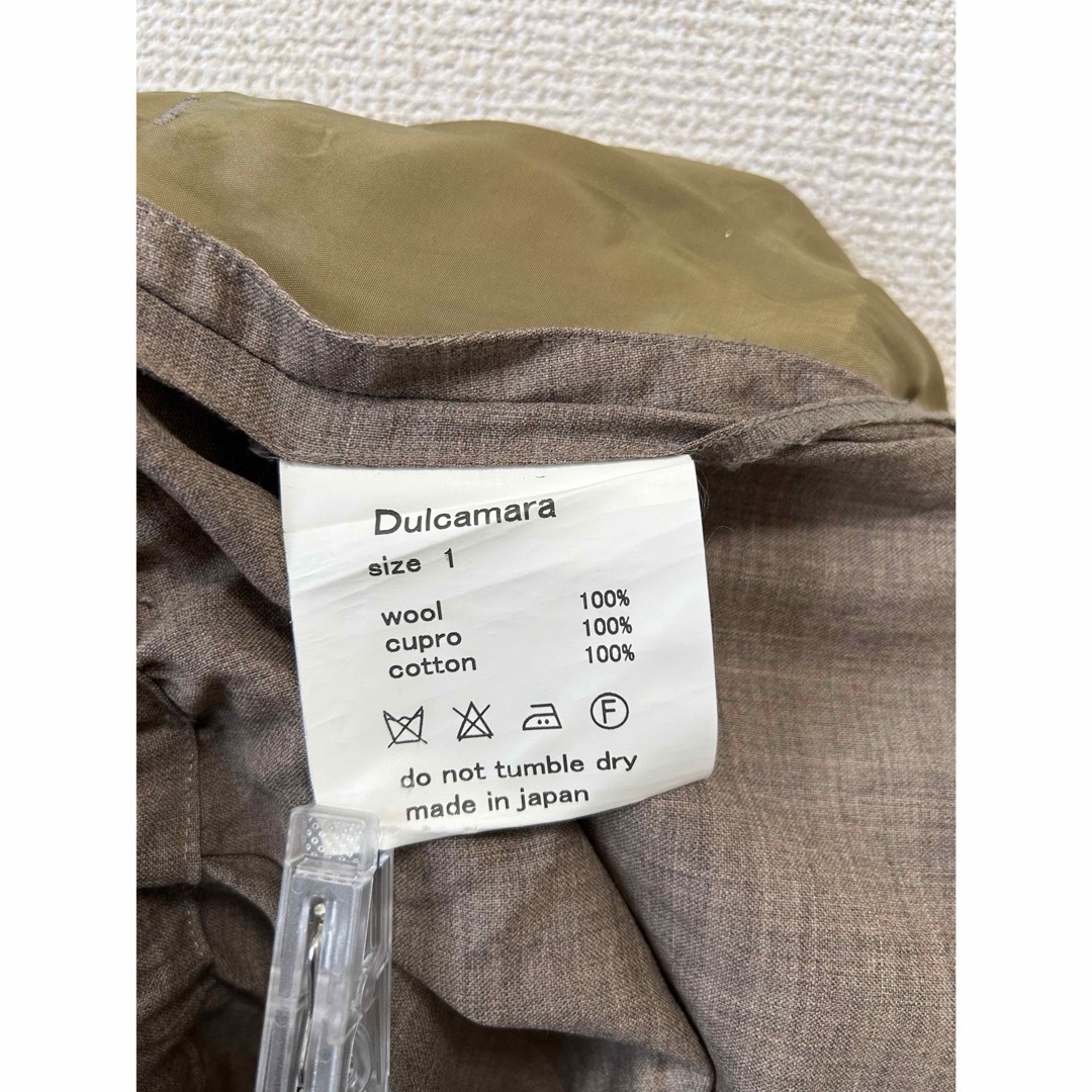 Dulcamara(ドゥルカマラ)のDulcamara よそいきタックワイドPT  GRAY BEIGE メンズのパンツ(スラックス)の商品写真