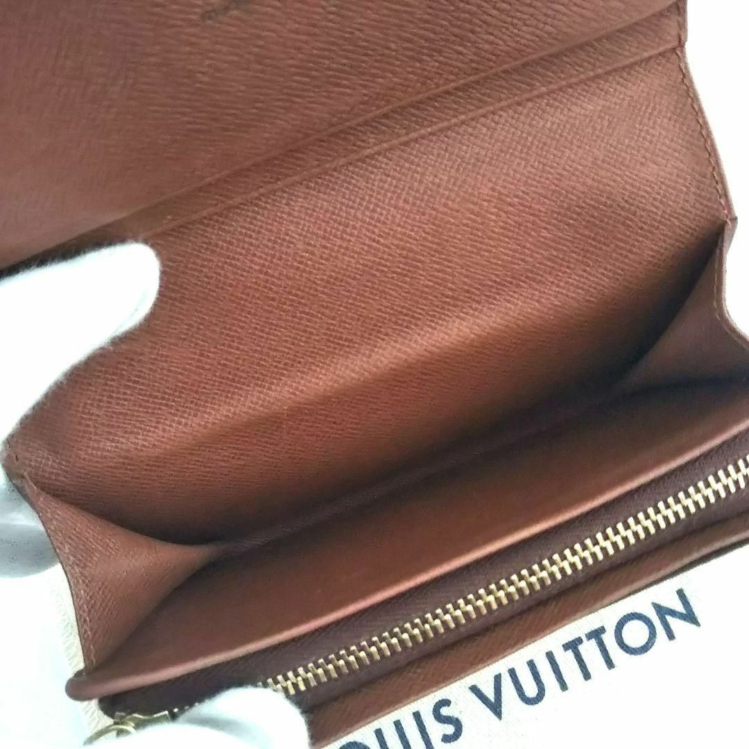 LOUIS VUITTON(ルイヴィトン)の【美品】ルイヴィトン モノグラム ポルトモネビエ トレゾール L字ジップ レディースのファッション小物(財布)の商品写真