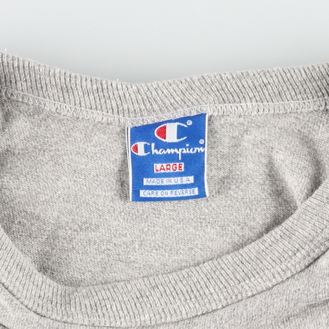 Champion(チャンピオン)の古着 90年代 チャンピオン Champion スポーツTシャツ USA製 メンズL ヴィンテージ /eaa431896 メンズのトップス(Tシャツ/カットソー(半袖/袖なし))の商品写真