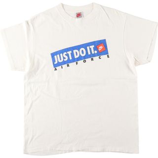 ナイキ(NIKE)の古着 90年代 ナイキ NIKE 銀タグ JUST DO IT スポーツTシャツ USA製 メンズXL ヴィンテージ /eaa431377(Tシャツ/カットソー(半袖/袖なし))