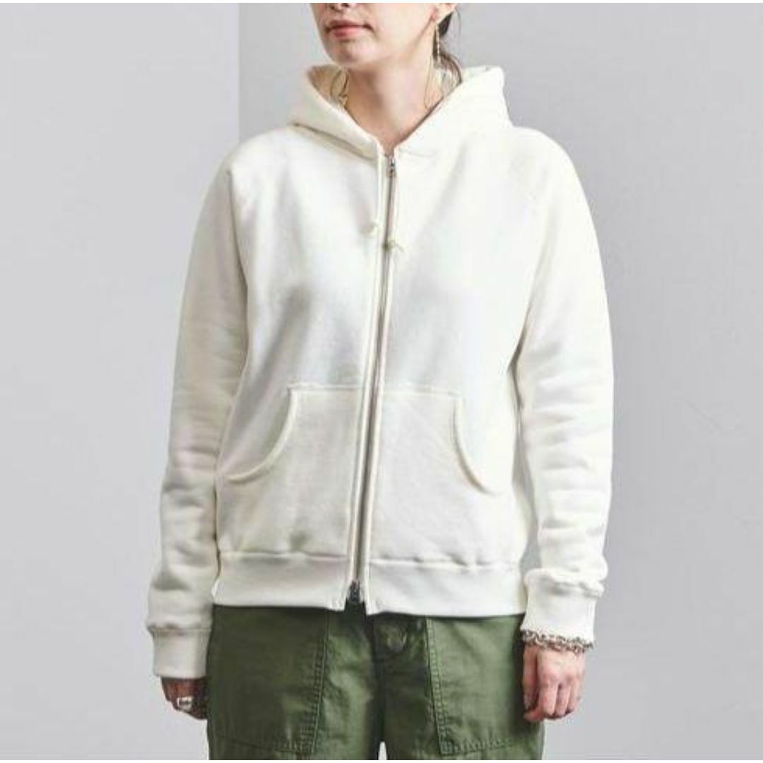 UNITED ARROWS(ユナイテッドアローズ)の【 WHITE 】UWSC コットン パーカー UNITED ARROWS レディースのトップス(パーカー)の商品写真