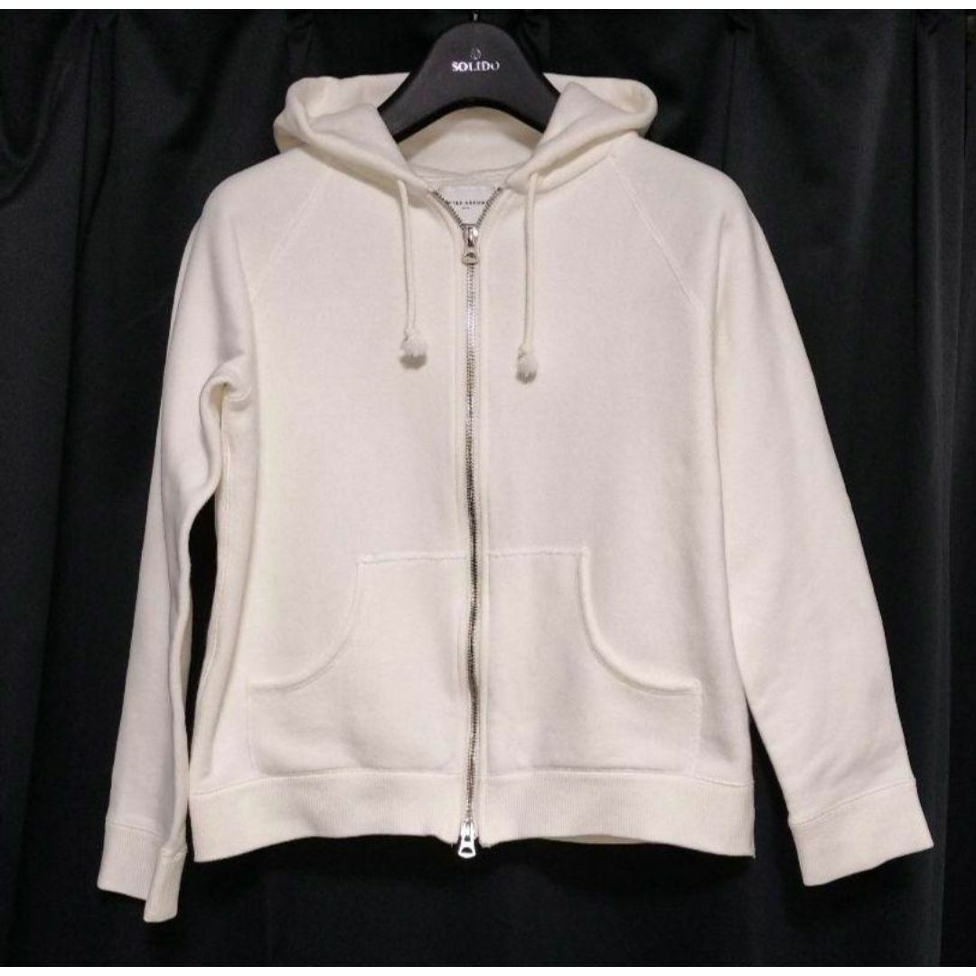 UNITED ARROWS(ユナイテッドアローズ)の【 WHITE 】UWSC コットン パーカー UNITED ARROWS レディースのトップス(パーカー)の商品写真