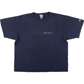 チャンピオン(Champion)の古着 90年代 チャンピオン Champion AUTHENTIC ATHLETIC APPAREL ロゴプリントTシャツ USA製 メンズXXL ヴィンテージ /eaa431898(Tシャツ/カットソー(半袖/袖なし))