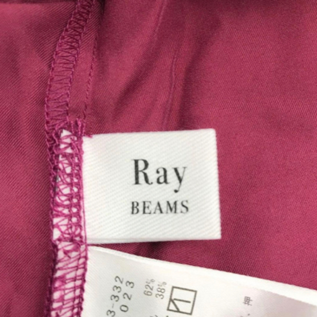 Ray BEAMS(レイビームス)の新品⭐️Ray Beams レイビームス 長袖ブラウス ワインレッド XSサイズ レディースのトップス(シャツ/ブラウス(長袖/七分))の商品写真