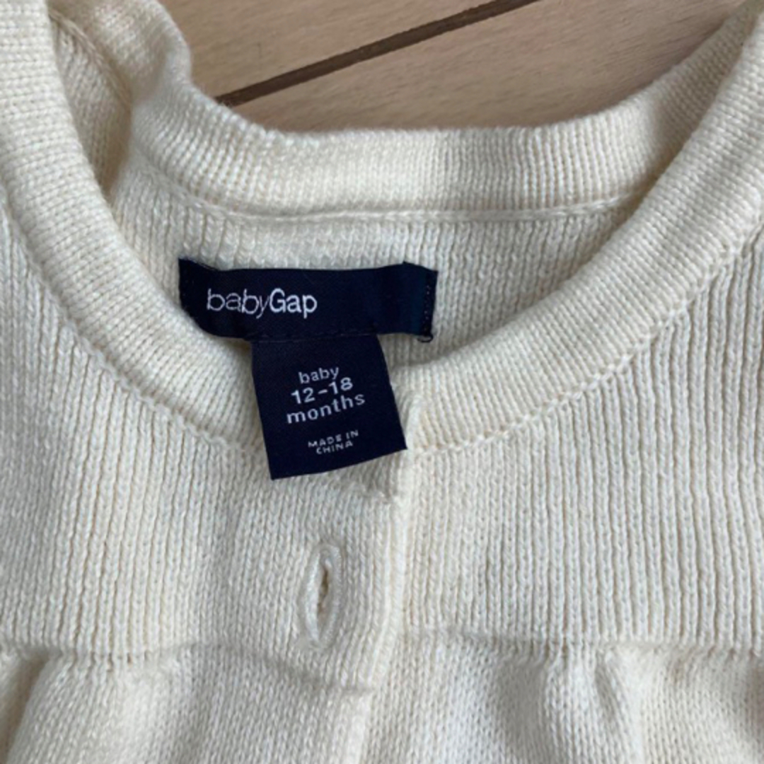 babyGAP(ベビーギャップ)のベビーギャップ　カーディガン キッズ/ベビー/マタニティのベビー服(~85cm)(カーディガン/ボレロ)の商品写真