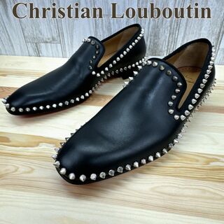 クリスチャンルブタン(Christian Louboutin)のクリスチャンルブタン スリッポン シューズ 革靴 スパイクスタッズ(ドレス/ビジネス)