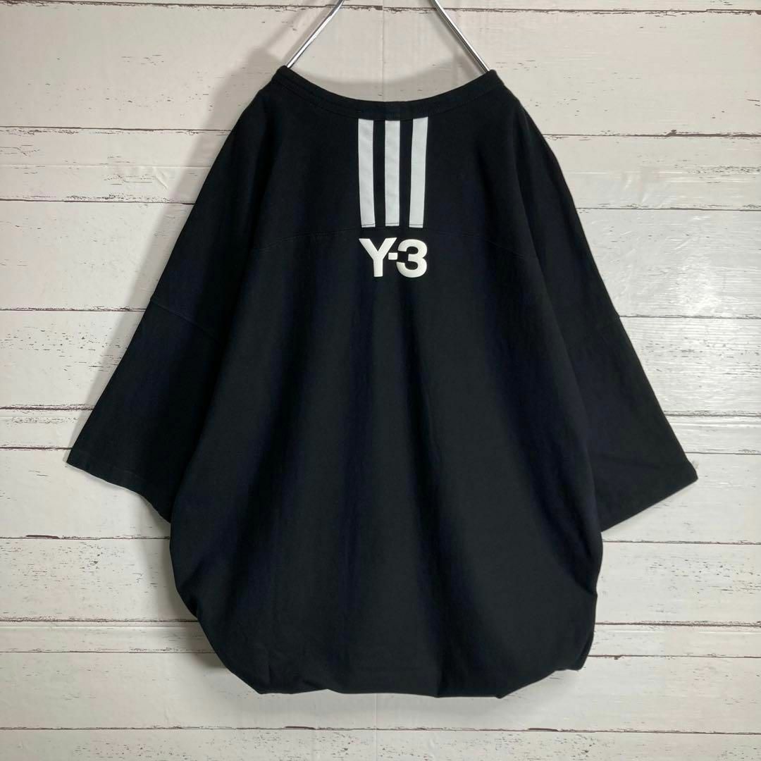 Y-3(ワイスリー)の【XL相当】Y-3 ワイスリー☆ロングTシャツ ドローコード付き 超希少モデル メンズのトップス(Tシャツ/カットソー(半袖/袖なし))の商品写真