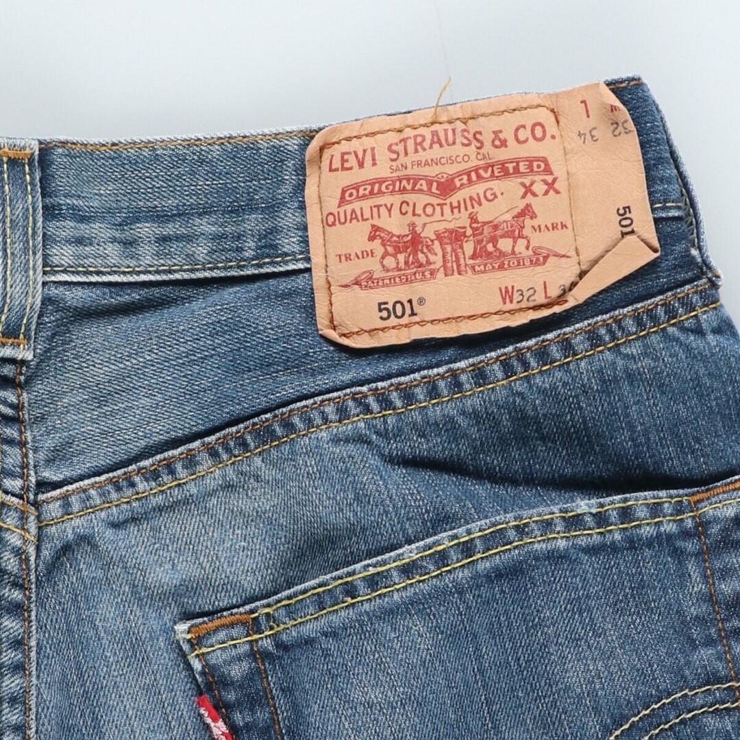 Levi's(リーバイス)の古着 リーバイス Levi's リーバイス501 ユーロモデル ストレートデニムパンツ メンズw30 /eaa431325 メンズのパンツ(デニム/ジーンズ)の商品写真