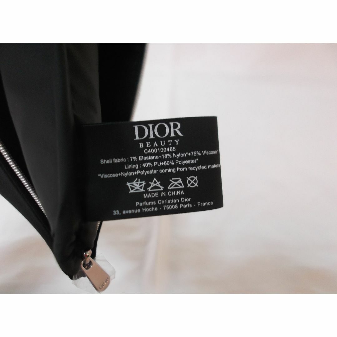 Christian Dior(クリスチャンディオール)の新品未使用 Christian Dior ディオール ノベルティポーチ 黒 レディースのファッション小物(ポーチ)の商品写真