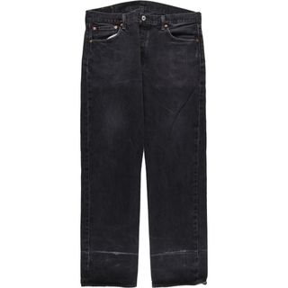 リーバイス(Levi's)の古着 リーバイス Levi's 501 ブラックデニム ストレートデニムパンツ メンズw37 /eaa428036(デニム/ジーンズ)