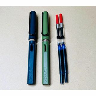 ラミー(LAMY)の早い者勝ち2本セット❗️Lamy万年筆ラミー EF細字インクとコンバーター付き(ペン/マーカー)