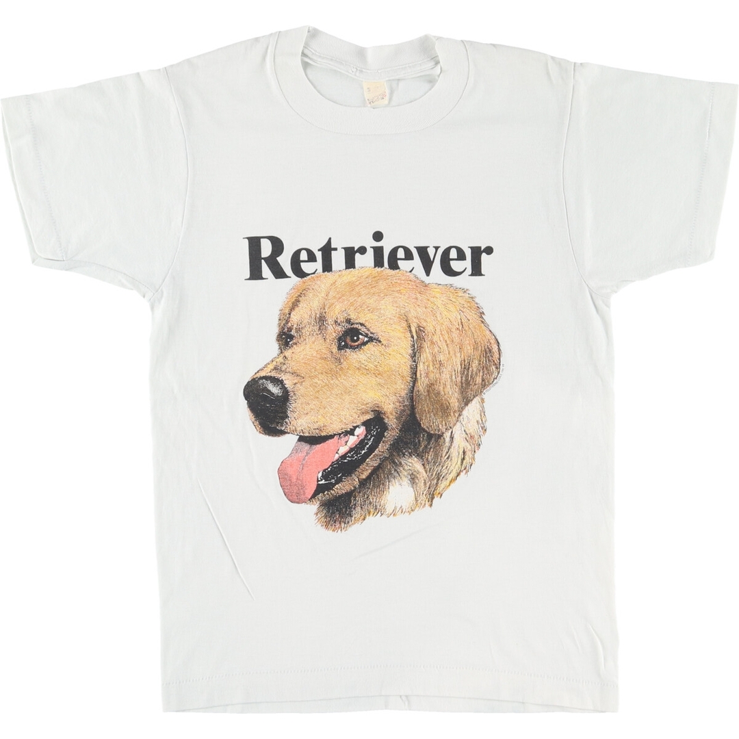 SCREEN STARS(スクリーンスターズ)の古着 80年代 スクリーンスターズ SCREEN STARS Retriever レトリバー アニマルTシャツ レディースS ヴィンテージ /eaa428181 レディースのトップス(Tシャツ(半袖/袖なし))の商品写真