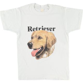 スクリーンスターズ(SCREEN STARS)の古着 80年代 スクリーンスターズ SCREEN STARS Retriever レトリバー アニマルTシャツ レディースS ヴィンテージ /eaa428181(Tシャツ(半袖/袖なし))