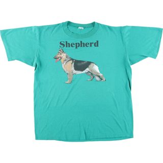 古着 Shepherd シェパード 犬柄 アニマルTシャツ メンズXL ヴィンテージ /eaa428182(Tシャツ/カットソー(半袖/袖なし))