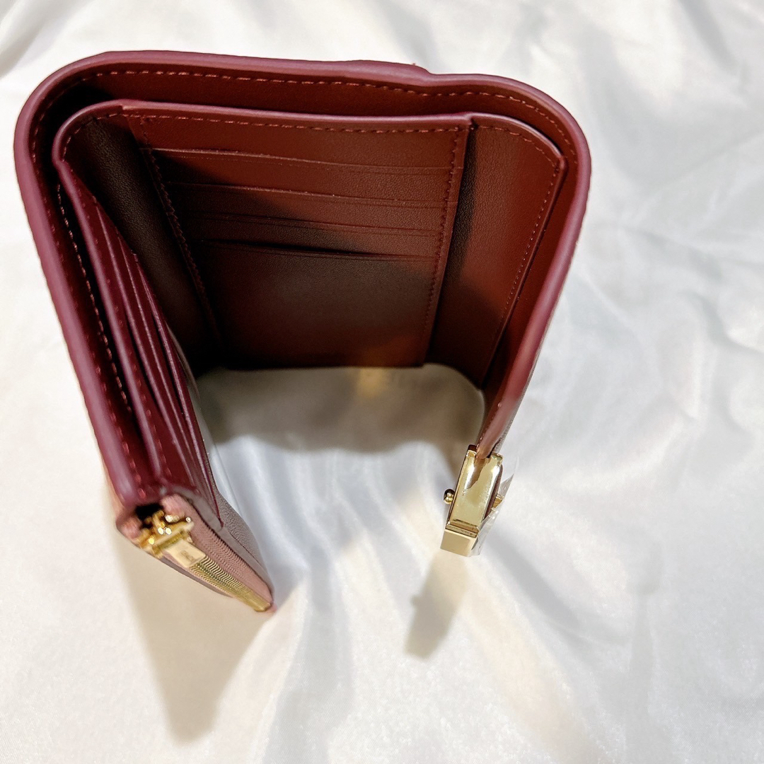 COACH(コーチ)のCOACH  ミディアム　ウォレット　三つ折り　ピンク　レザー　未使用品 レディースのファッション小物(財布)の商品写真