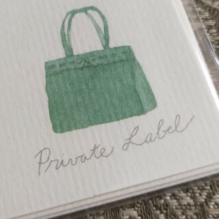 PRIVATE LABEL - 新品 ♡Private Label♡  ロゴ入り  エンベロープ《ヴィンテージ》