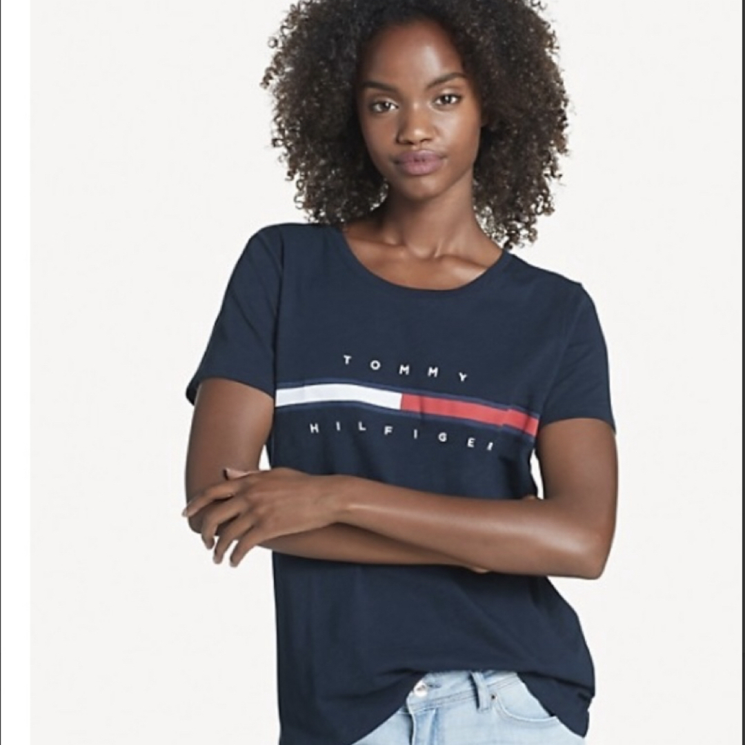 TOMMY HILFIGER(トミーヒルフィガー)の小さいサイズ XXS【 TOMMY HILFIGER 】T-SHIRT レディースのトップス(Tシャツ(半袖/袖なし))の商品写真