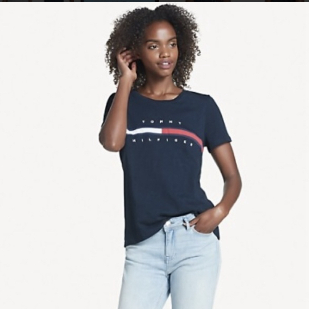 TOMMY HILFIGER(トミーヒルフィガー)の小さいサイズ XXS【 TOMMY HILFIGER 】T-SHIRT レディースのトップス(Tシャツ(半袖/袖なし))の商品写真