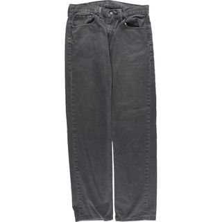 リーバイス(Levi's)の古着 リーバイス Levi's 505 ブラックデニム テーパードデニムパンツ メンズw33 /eaa428064(デニム/ジーンズ)