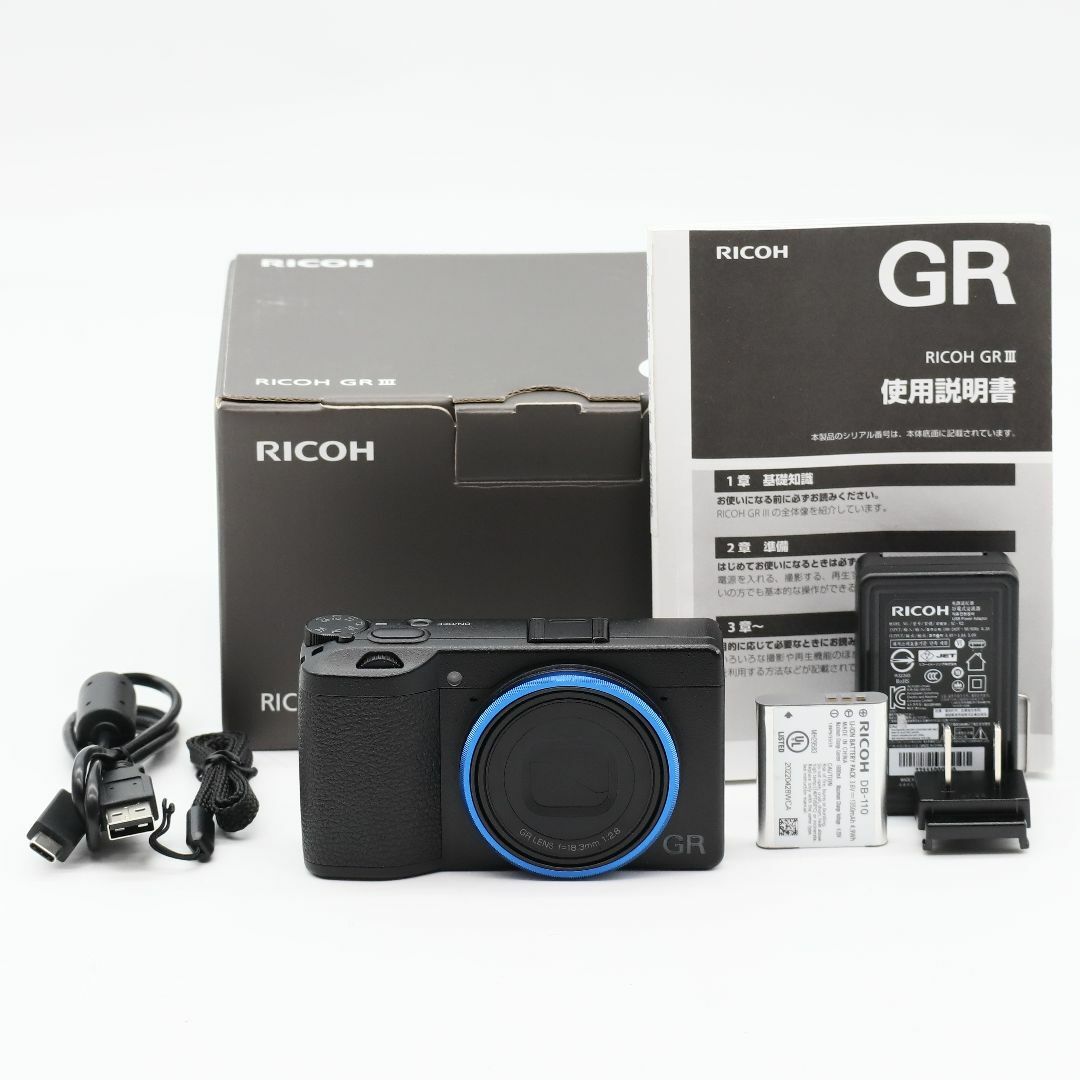 ショット数7425枚 |  RICOH GR III #3037 スマホ/家電/カメラのカメラ(コンパクトデジタルカメラ)の商品写真