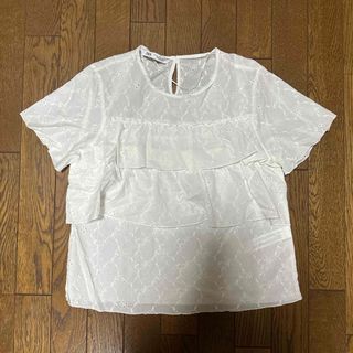 ザラ(ZARA)のZARA 半袖トップス M(カットソー(半袖/袖なし))